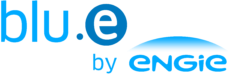 blue.e logo